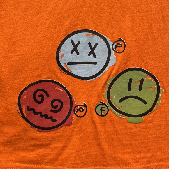 Shein L orange graphic tee - Picture 3 of 6